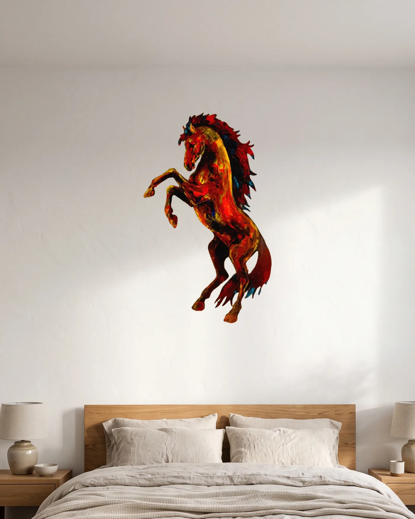 L'Incandescent dans un intérieur, à l'échelle réelle